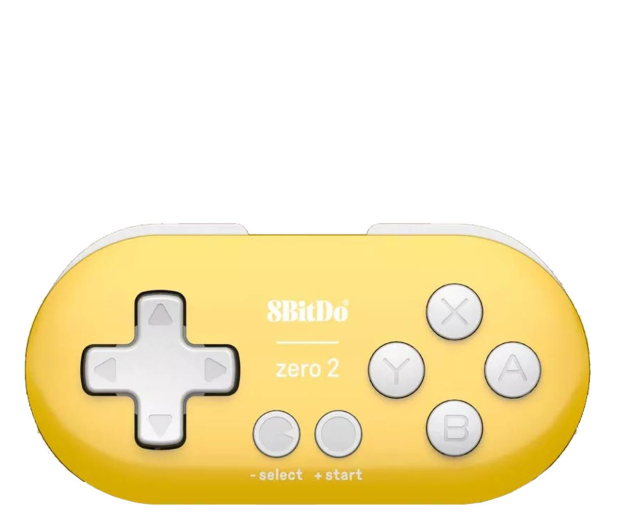 8BitDo Zero 2 Bluetooth Gamepad Mini Controller - Yellow RET00221 - 1106093 - zdjęcie